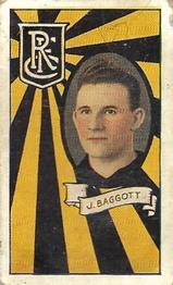 1933 Allen's League Footballers #5 Jack Baggott Front